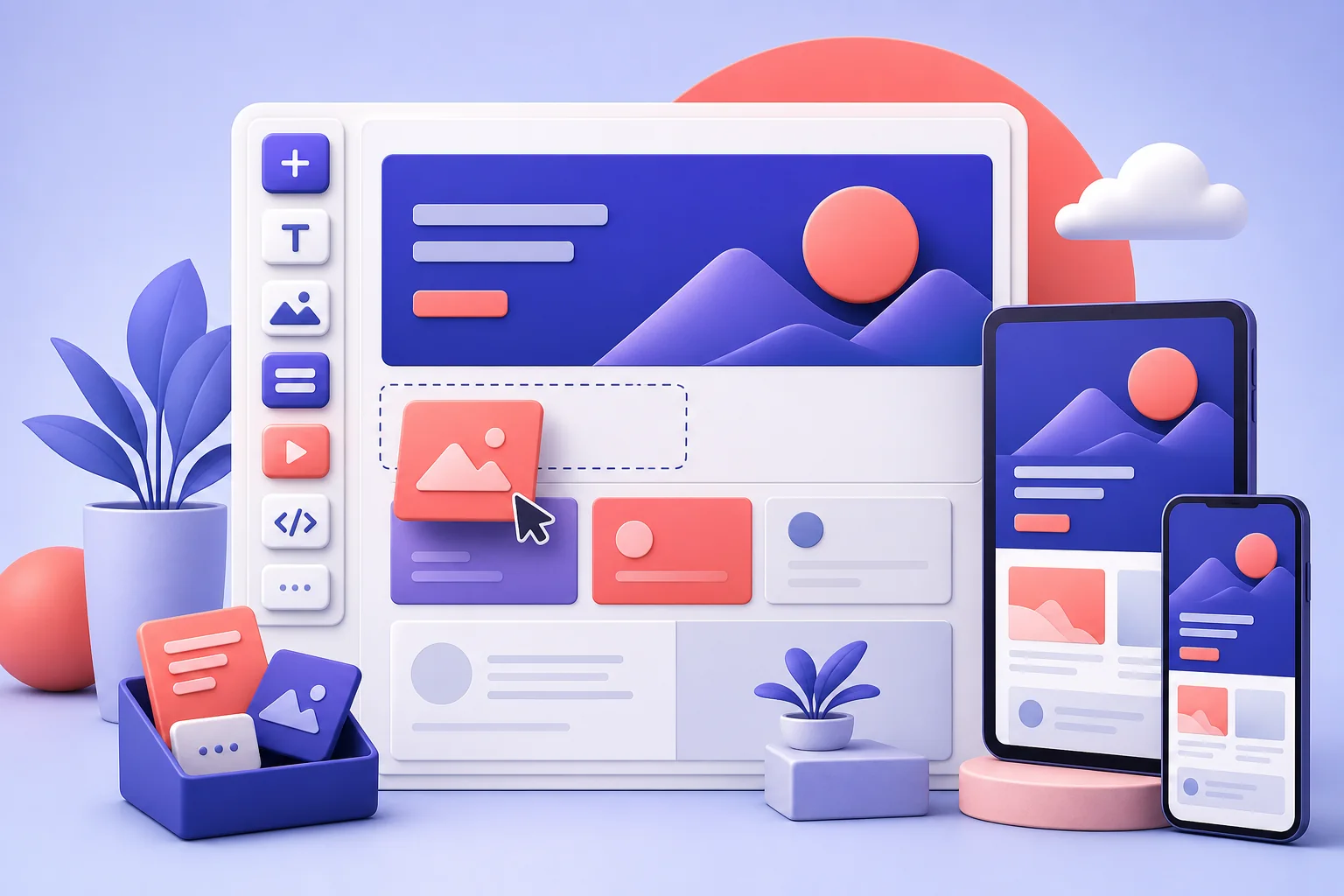 EZ Website Builder independent marketing website